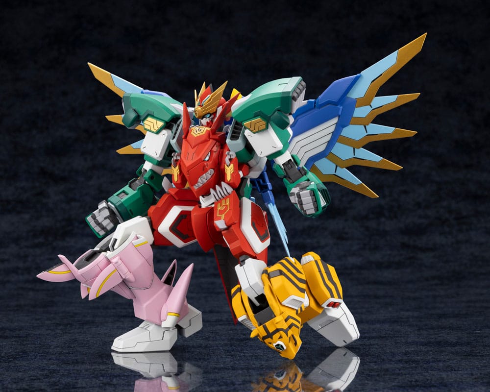 The Red Ranger Becomes an Adventurer in Another World Maqueta Plastic Model Kit Maximum Kizuna Kaiser 17 cm