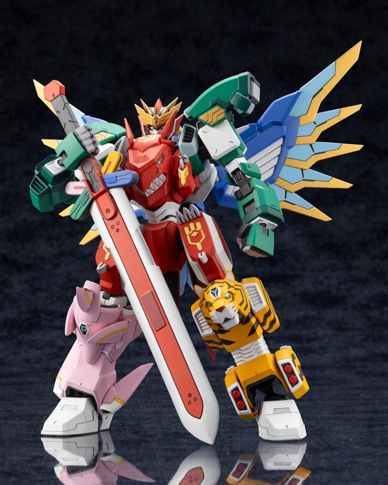 The Red Ranger Becomes an Adventurer in Another World Maqueta Plastic Model Kit Maximum Kizuna Kaiser 17 cm