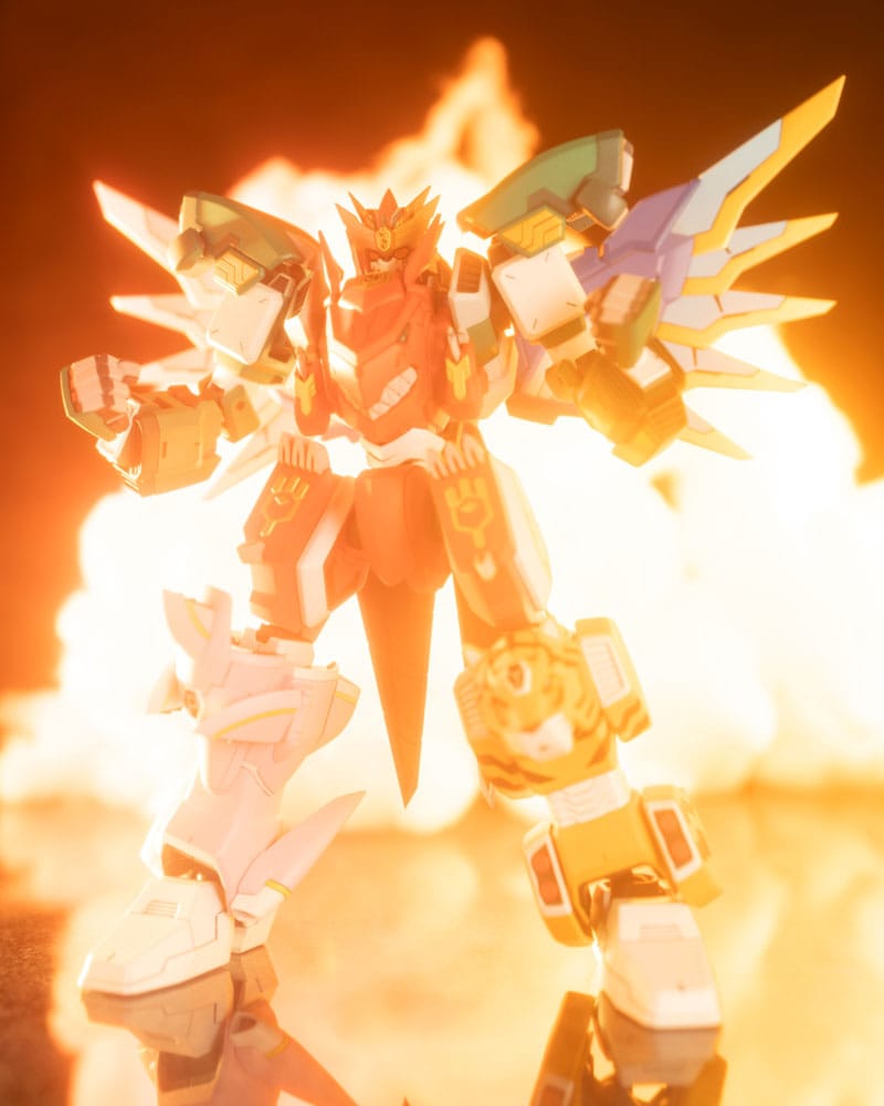 The Red Ranger Becomes an Adventurer in Another World Maqueta Plastic Model Kit Maximum Kizuna Kaiser 17 cm