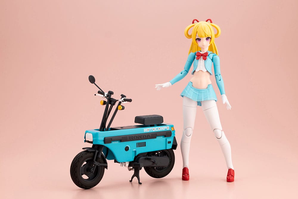 Megami Device Maqueta Buster Doll Series Plastic Model Kit 1/1 Knight Alice with Honda AB12 Motocompo 15 cm