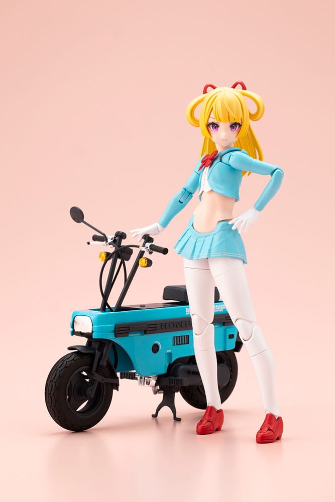 Megami Device Maqueta Buster Doll Series Plastic Model Kit 1/1 Knight Alice with Honda AB12 Motocompo 15 cm