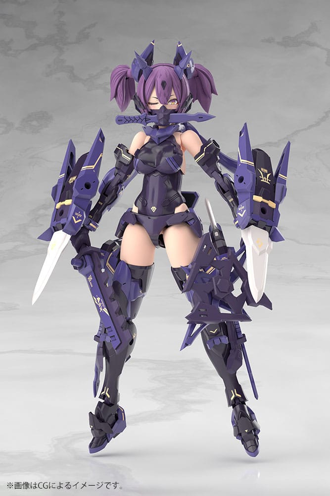 Megami Device Maqueta Plastic Model Kit 1/1 Asra Ninja Kaname Shadow Edition Full Package 14 cm