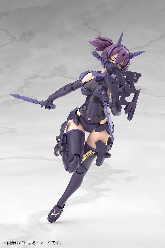 Megami Device Maqueta Plastic Model Kit 1/1 Asra Ninja Kaname Shadow Edition Full Package 14 cm