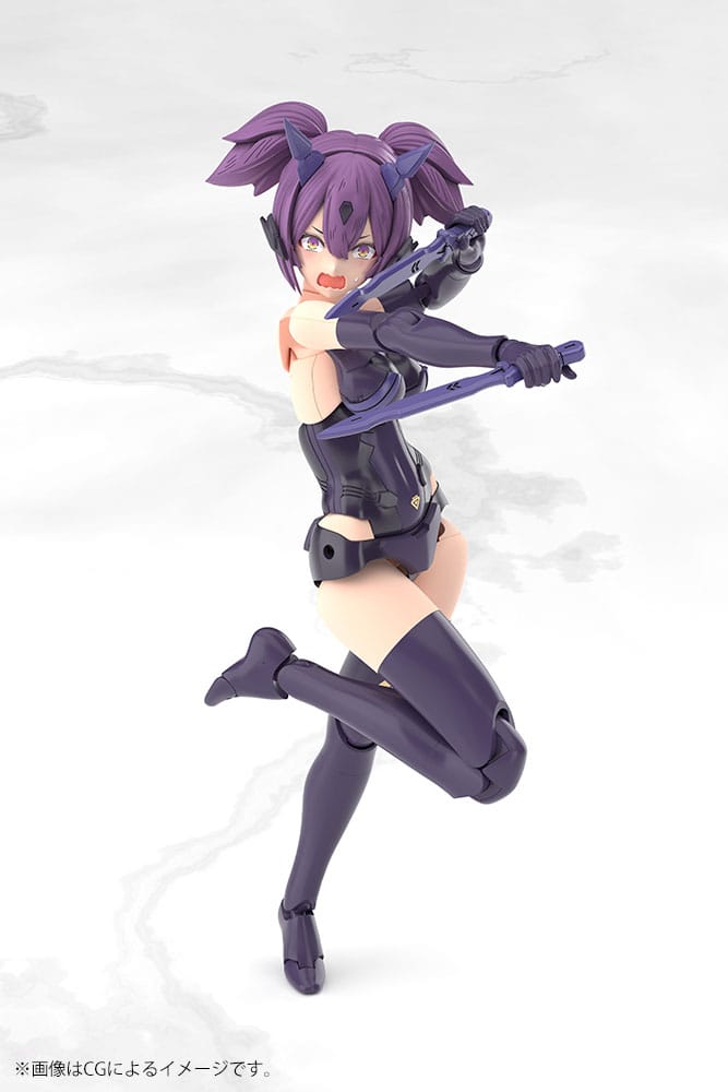 Megami Device Maqueta Plastic Model Kit 1/1 Asra Ninja Kaname Shadow Edition Full Package 14 cm
