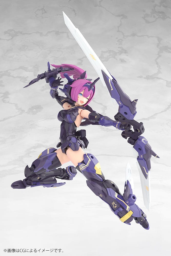 Megami Device Maqueta Plastic Model Kit 1/1 Asra Archer Kizuna Shadow Edition Full Package 14 cm