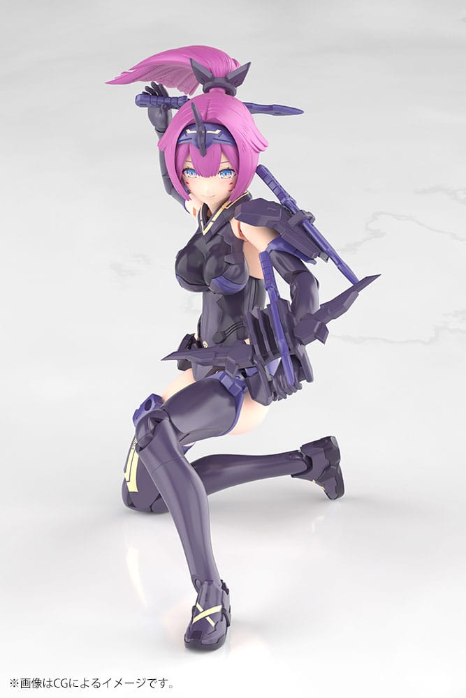 Megami Device Maqueta Plastic Model Kit 1/1 Asra Archer Kizuna Shadow Edition Full Package 14 cm