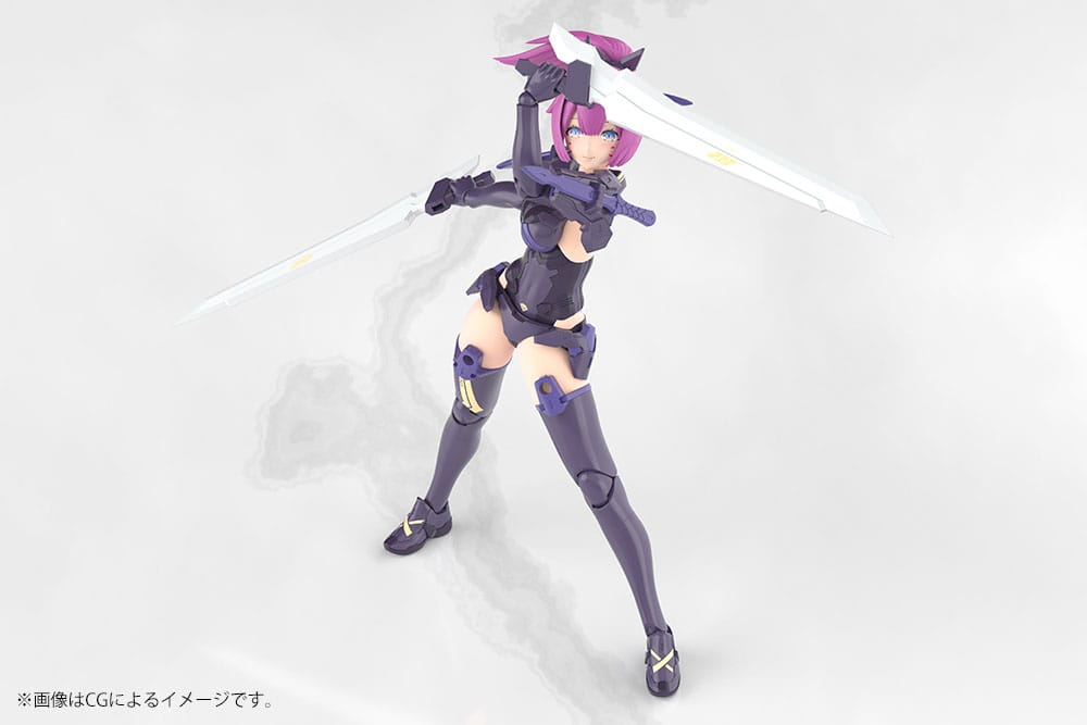 Megami Device Maqueta Plastic Model Kit 1/1 Asra Archer Kizuna Shadow Edition Full Package 14 cm