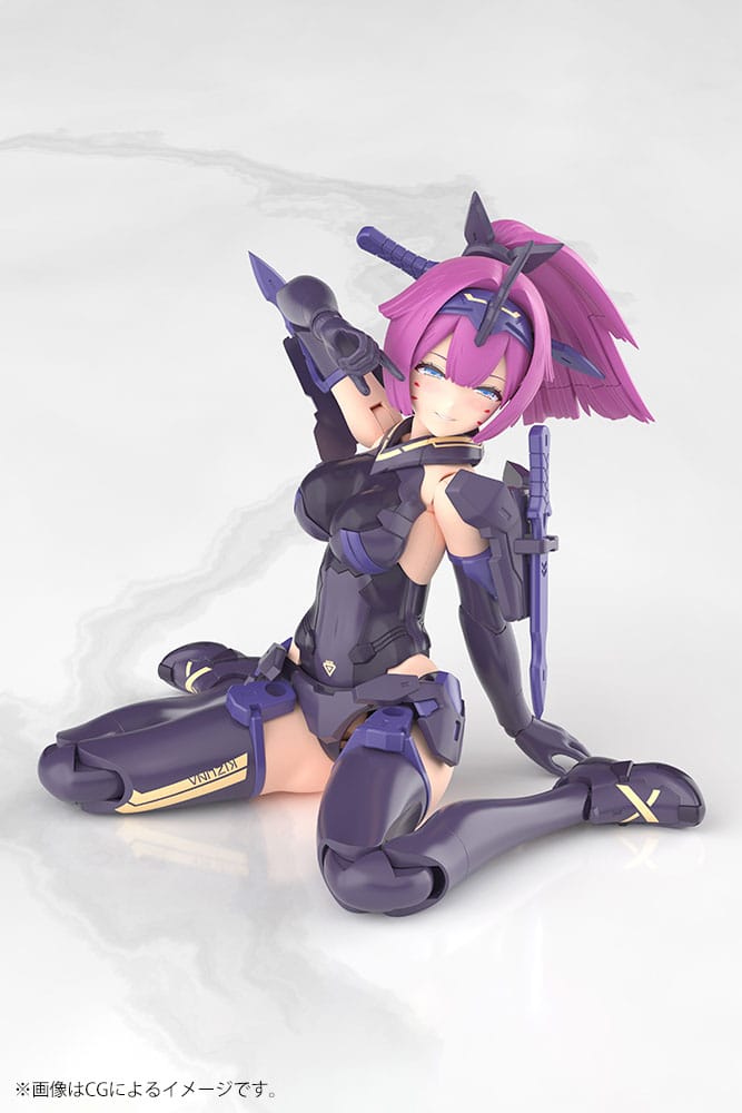 Megami Device Maqueta Plastic Model Kit 1/1 Asra Archer Kizuna Shadow Edition Full Package 14 cm
