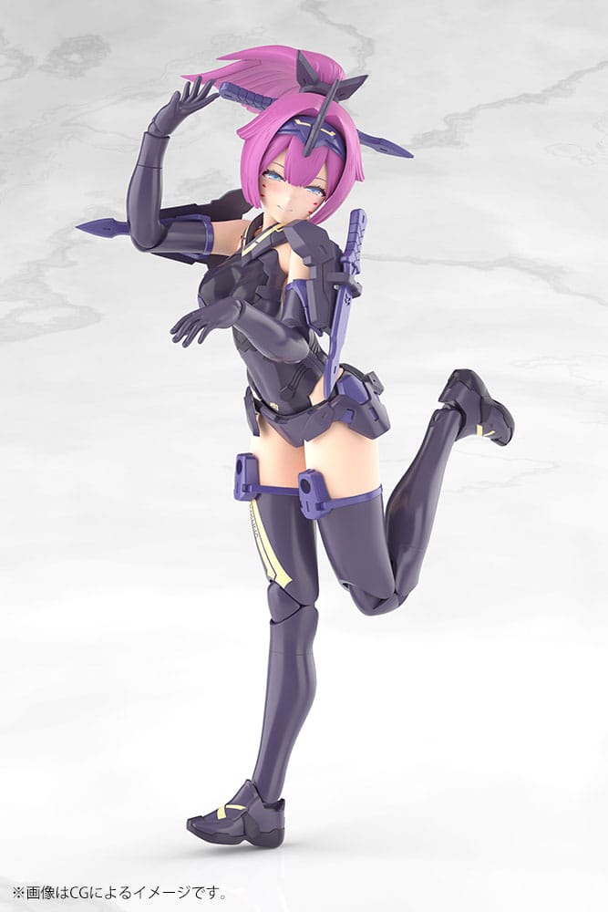 Megami Device Maqueta Plastic Model Kit 1/1 Asra Archer Kizuna Shadow Edition Full Package 14 cm
