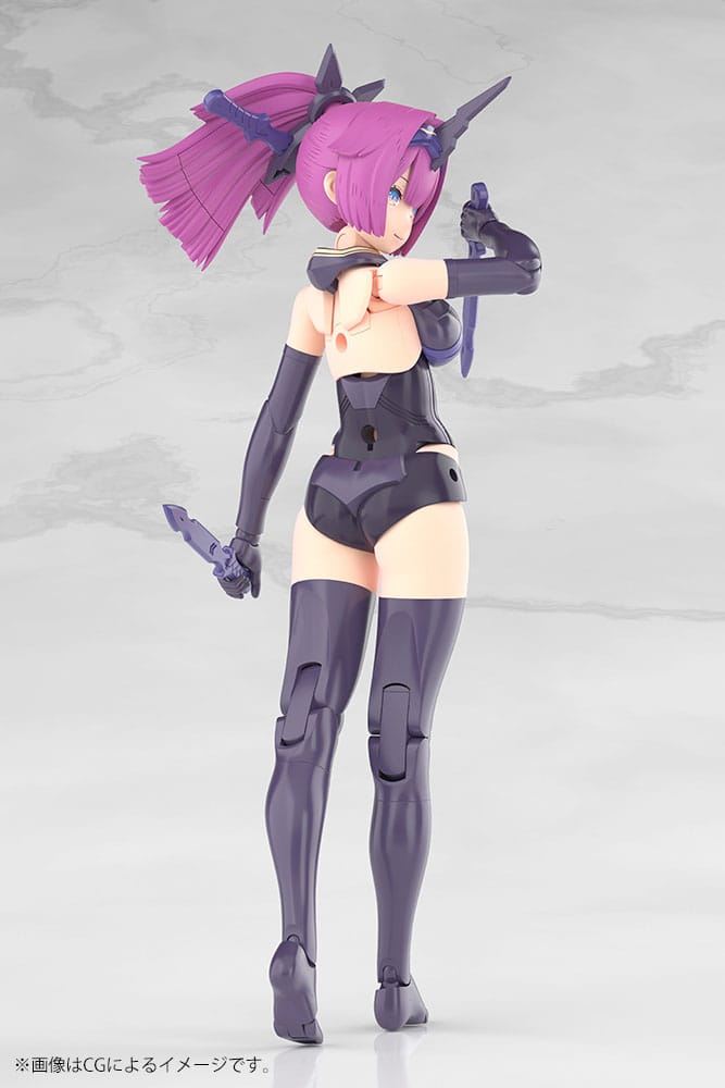 Megami Device Maqueta Plastic Model Kit 1/1 Asra Archer Kizuna Shadow Edition Full Package 14 cm