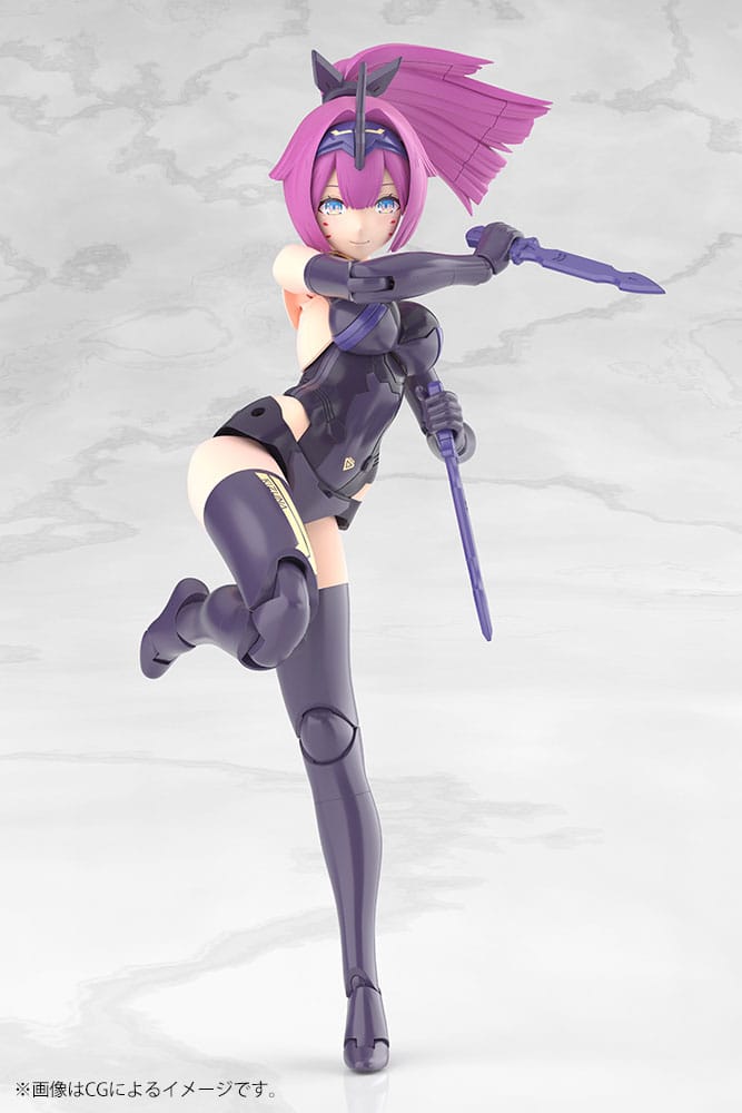Megami Device Maqueta Plastic Model Kit 1/1 Asra Archer Kizuna Shadow Edition Full Package 14 cm