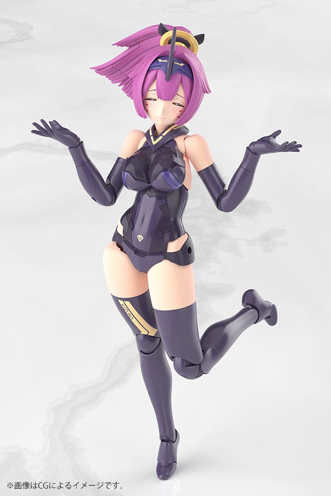 Megami Device Maqueta Plastic Model Kit 1/1 Asra Archer Kizuna Shadow Edition Full Package 14 cm