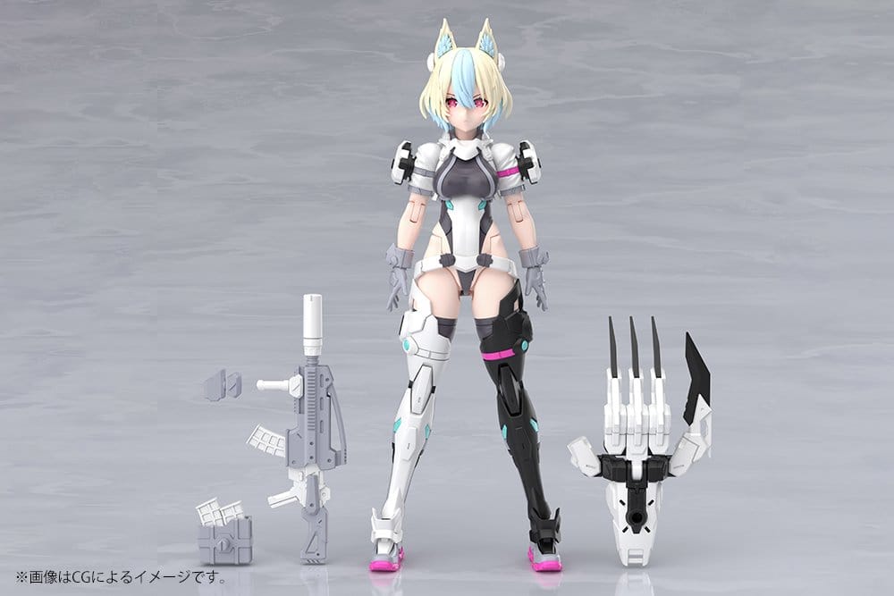 Megami Device Maqueta Plastic Model Kit 1/1 Yggdrasis Garm Ripper Avalanche 17 cm