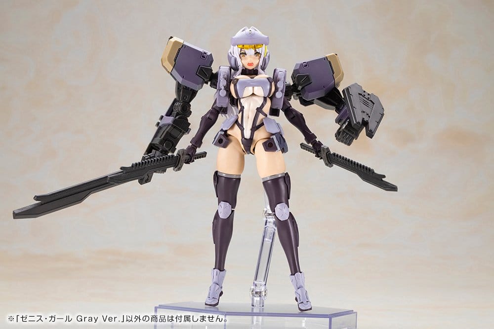 Front Mission Maqueta Plastic Model Kit Non Zenith Girl Gray Ver. 16 cm