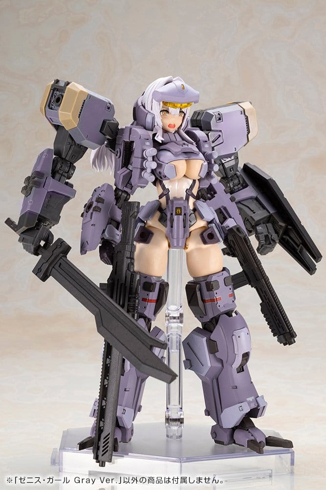 Front Mission Maqueta Plastic Model Kit Non Zenith Girl Gray Ver. 16 cm
