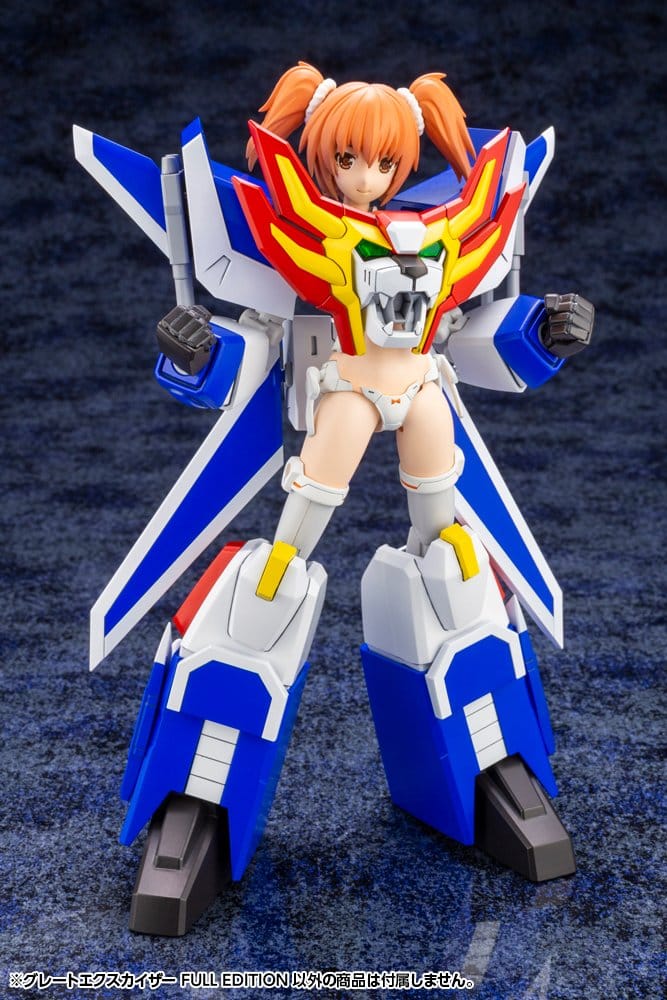 The Brave Fighter Exkizer Maqueta Plastic Model Kit Great Exkizer Full Edition 18 cm