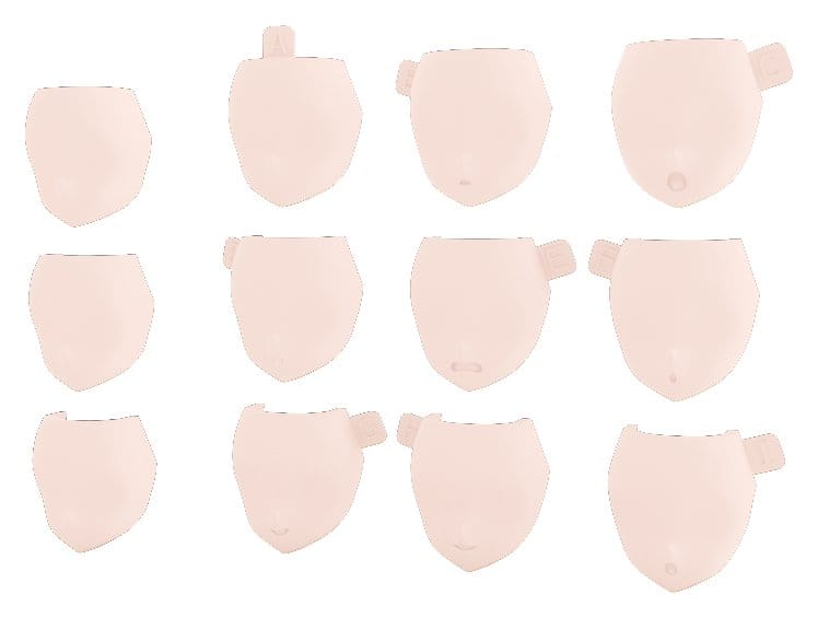 Megami Device M.S.G 08 Accesorios 1/1 Face Set Buster Doll Skin Color C Frikytopia