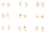 Megami Device M.S.G 09 Accesorios 1/1 Hand Set Skin Color A