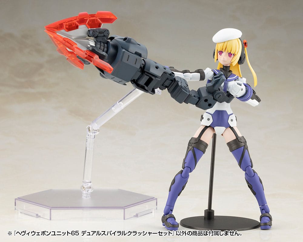 Kotobukiya M.S.G. Accesorios Heavy Weapon Unit 65 Dual Spiral Crusher Set