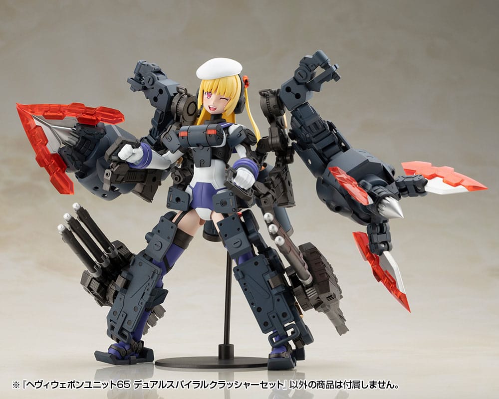 Kotobukiya M.S.G. Accesorios Heavy Weapon Unit 65 Dual Spiral Crusher Set