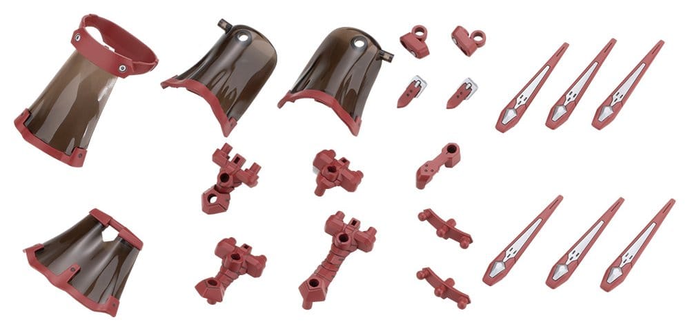 Kotobukiya M.S.G. Accesorios para Maquetas Plastic Model Kit Mission Cloak Deep Red Ver. 4 cm Frikytopia