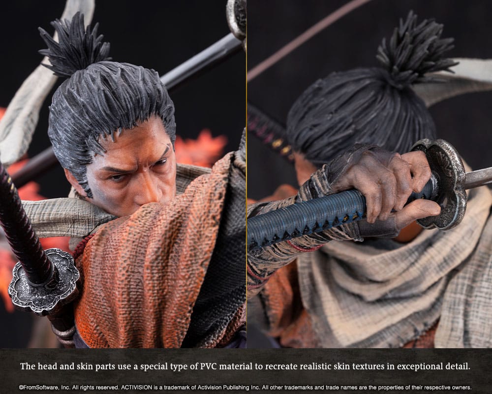 Sekiro: Shadows Die Twice Estatua PVC 1/7 Wolf 42 cm