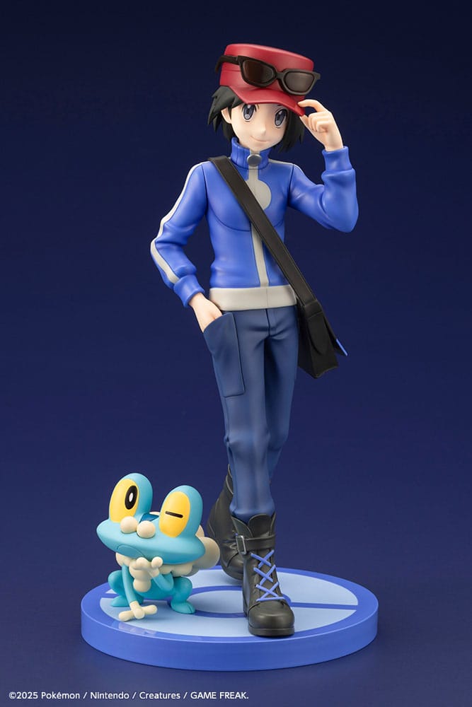 Pokémon Estatua ARTFXJ PVC 1/8 Kalm & Froakie 20 cm Frikytopia