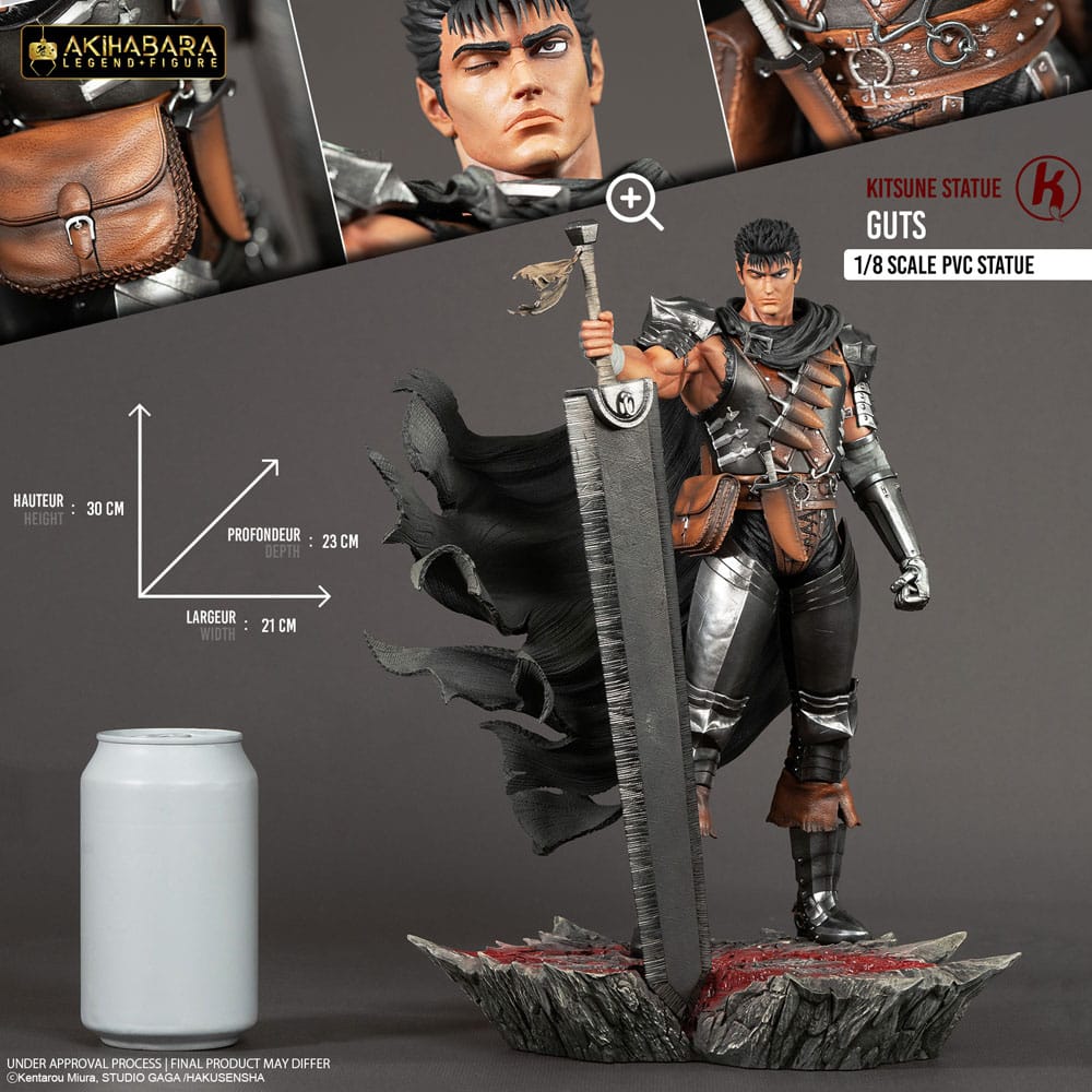 Berserk Estatua PVC Akihabara Legend Figure 1/8 Guts 30 cm