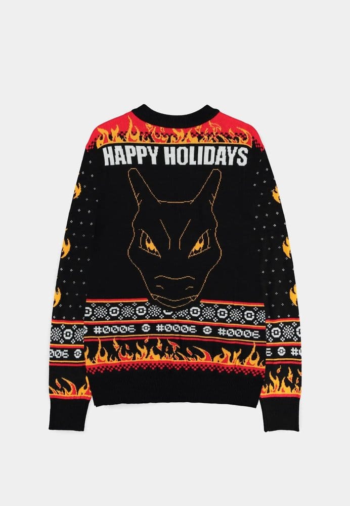 Pokémon Sudadera navideña Charizard Talla L