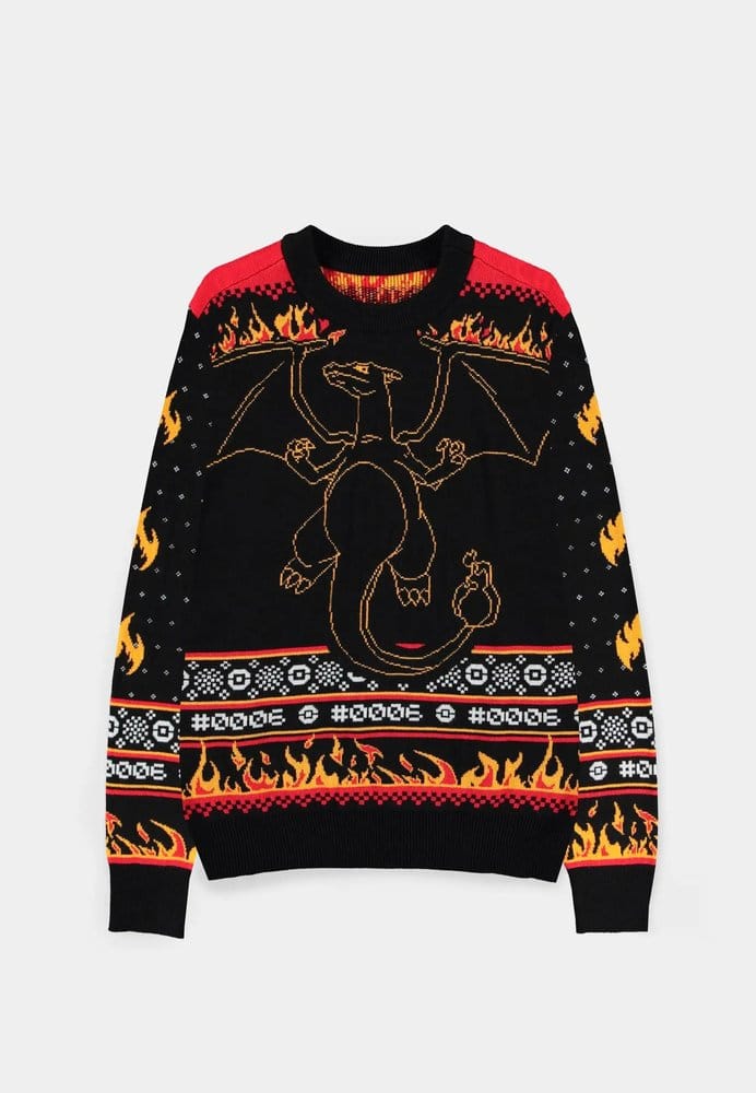 Pokémon Sudadera navideña Charizard Talla L