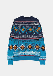Sesame Street Sudadera navideña Cookie Monster Talla M
