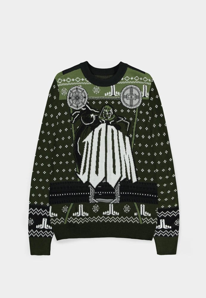 Marvel Sudadera navideña Avengers: Doomsday - Dr. Doom Talla S