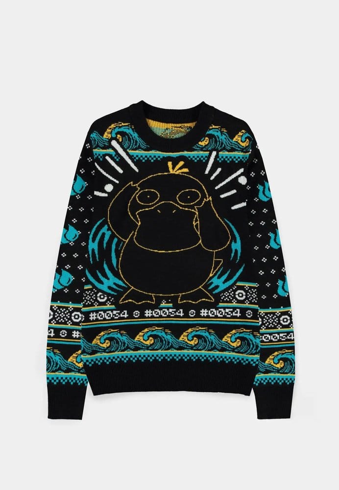 Pokémon Sudadera navideña Psyduck Talla S