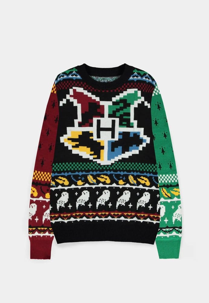 Harry Potter Sudadera navideña Hogwarts Talla M