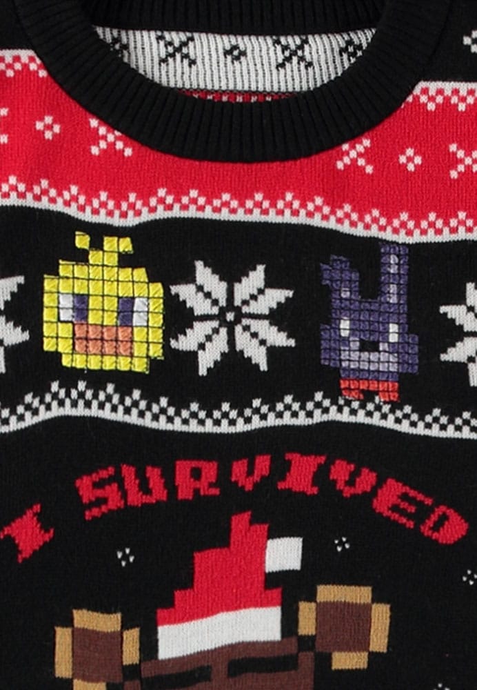 Five Nights at Freddy's sudadera Survived Five Nights (Christmas Jumper) talla L