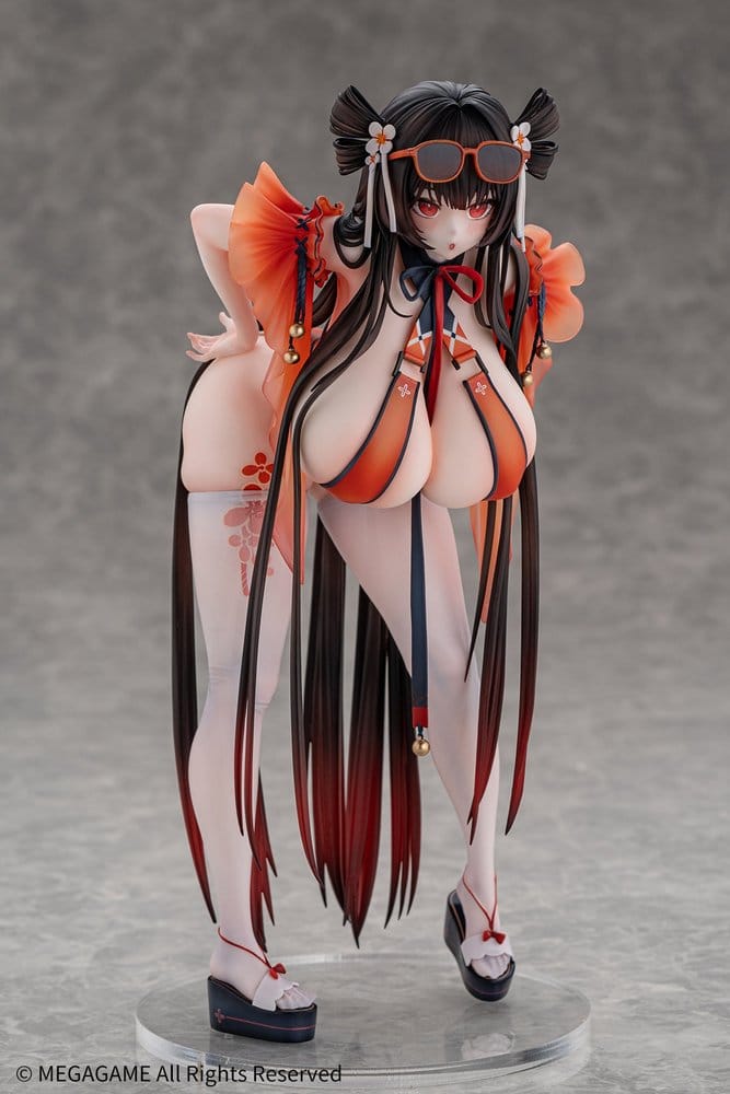 Daiblos Core Figura PVC 1/6 Maree Rouge Rakubai no Utage 25 cm