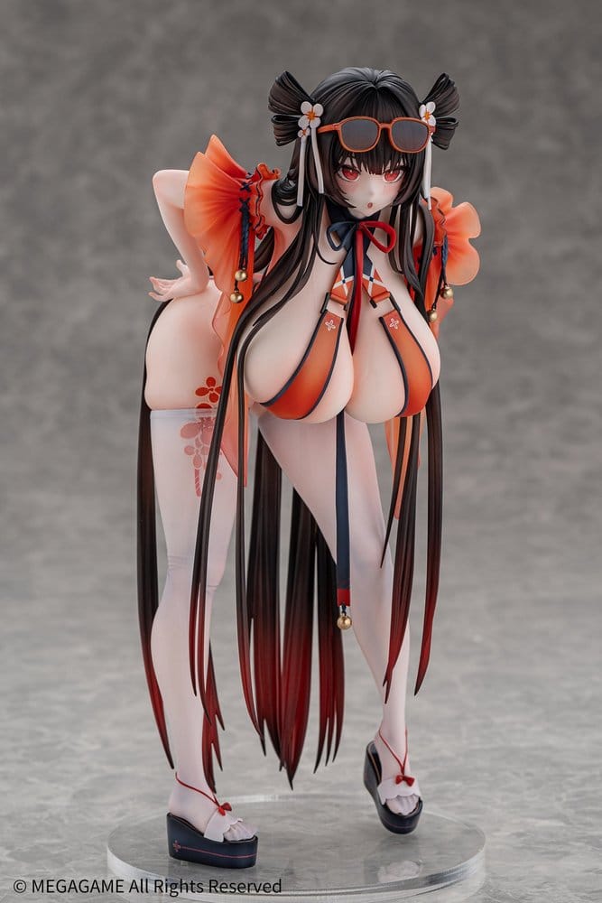 Daiblos Core Figura PVC 1/6 Maree Rouge Rakubai no Utage Wet Ver. 25 cm