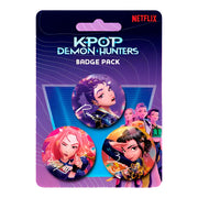 KPop Demon Hunters Pack 3 Chapas