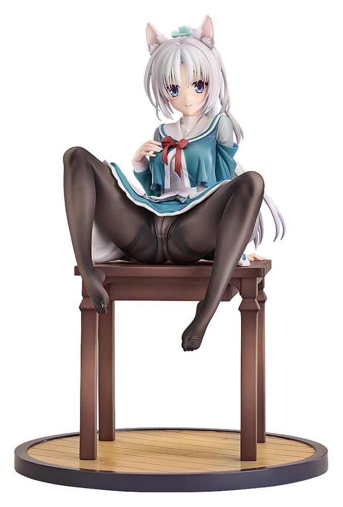 Senren*Banka Figura PVC 1/7 Yoshino Tomotake Animal Ears School Uniform Ver. 21 cm