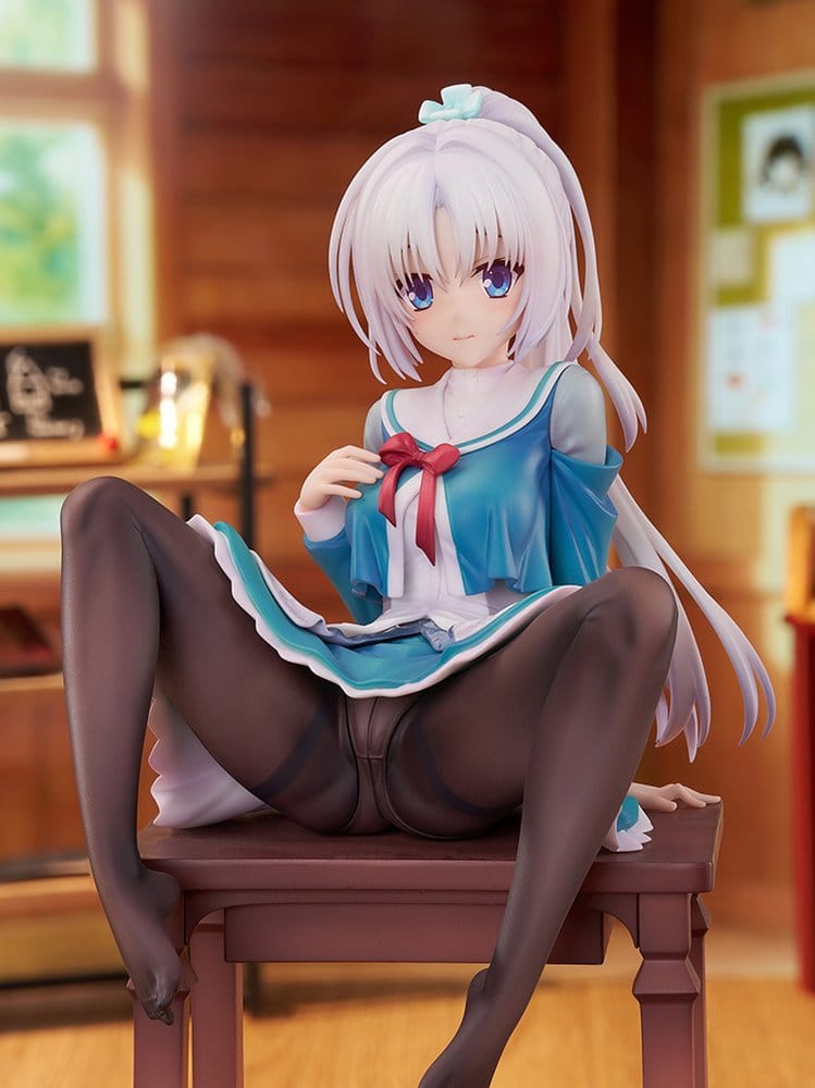 Senren*Banka Figura PVC 1/7 Yoshino Tomotake Animal Ears School Uniform Ver. 21 cm