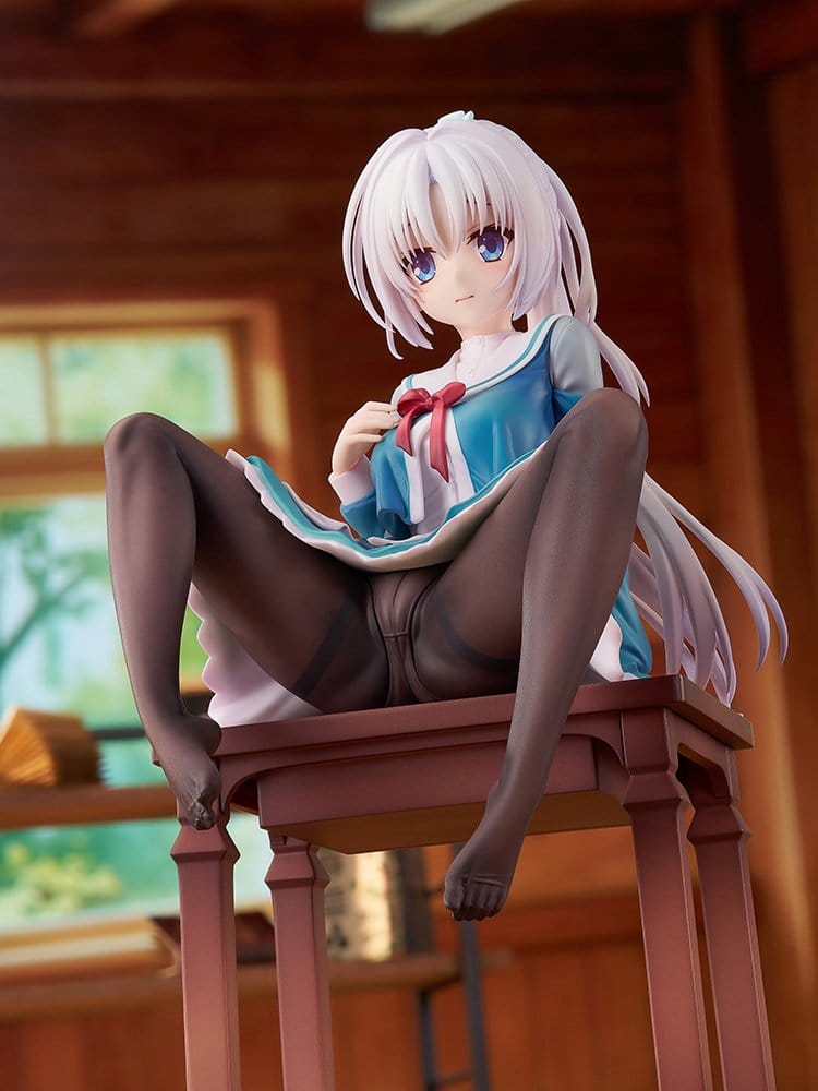Senren*Banka Figura PVC 1/7 Yoshino Tomotake Animal Ears School Uniform Ver. 21 cm