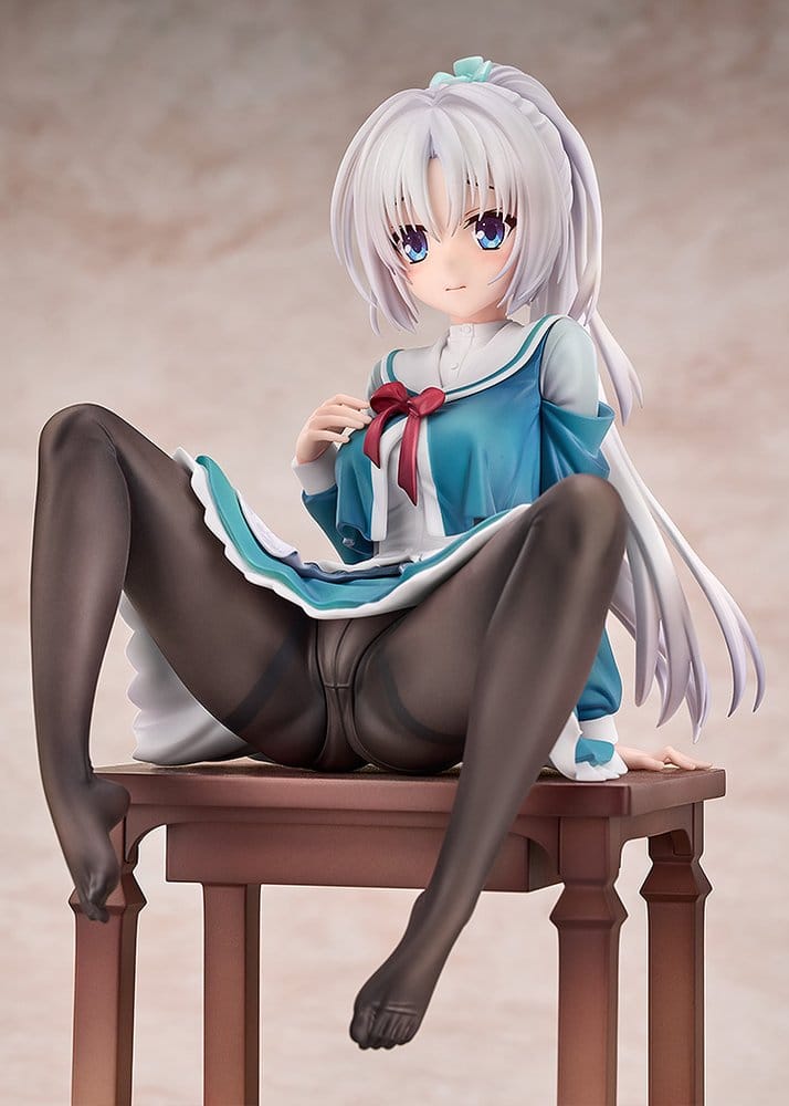 Senren*Banka Figura PVC 1/7 Yoshino Tomotake Animal Ears School Uniform Ver. 21 cm