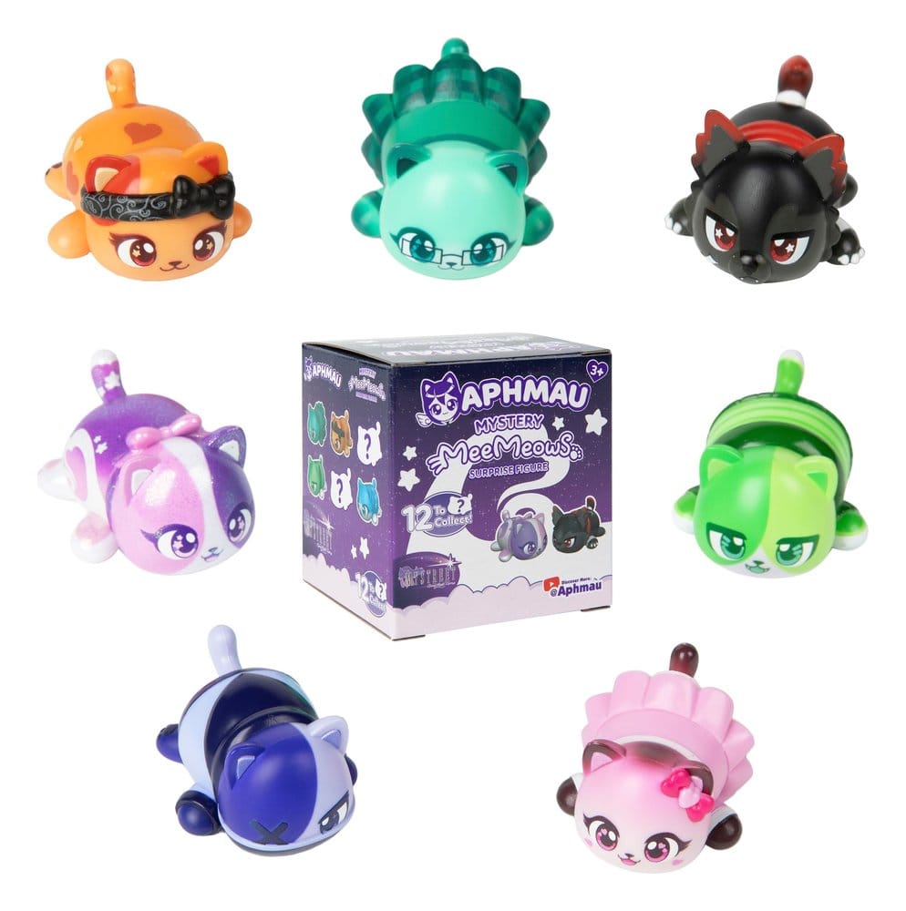 Aphmau Figuras Mini MyStreet Mystery Meemeow Blind Box Display (12)