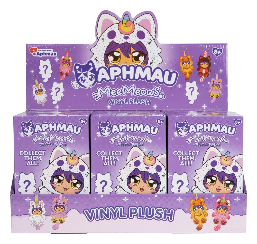 Aphmau Colgante para bolso de peluche de vinilo Blind Box Display (6)