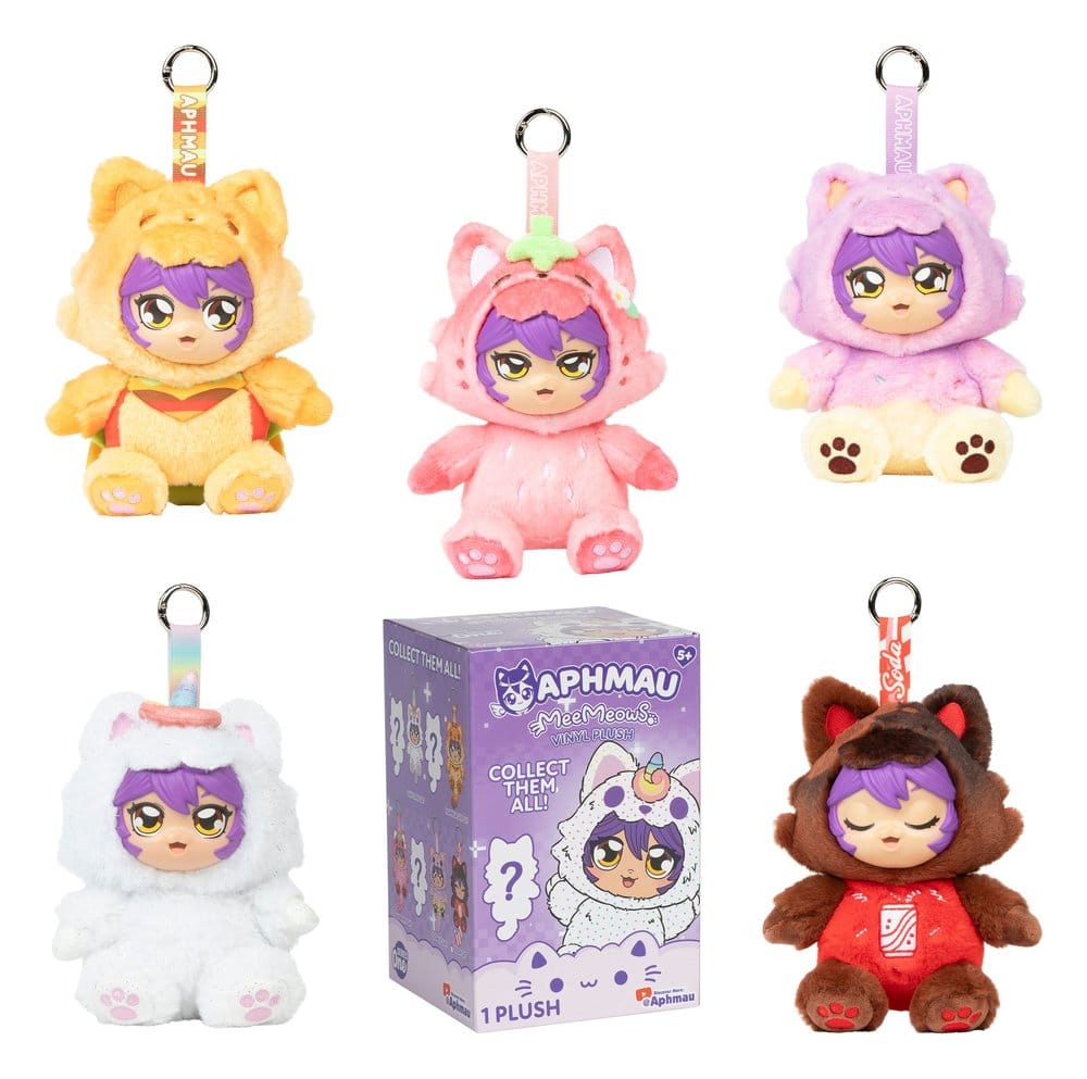 Aphmau Colgante para bolso de peluche de vinilo Blind Box Display (6)