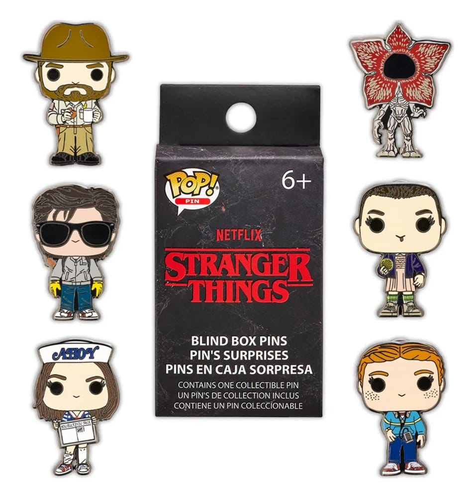 Stranger Things: Characters Blind Box Pin Set Display (12) Frikytopia