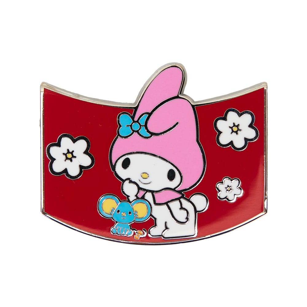 Sanrio by Loungefly Chapas esmaltadas Blind Box Sanrio & Friends Color Block Surtido (12)