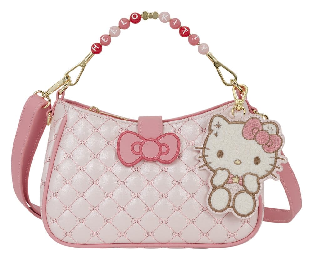 Sanrio by Loungefly Bandolera Con asa con cuentas y colgante para bolso Hello Kitty acolchado Frikytopia