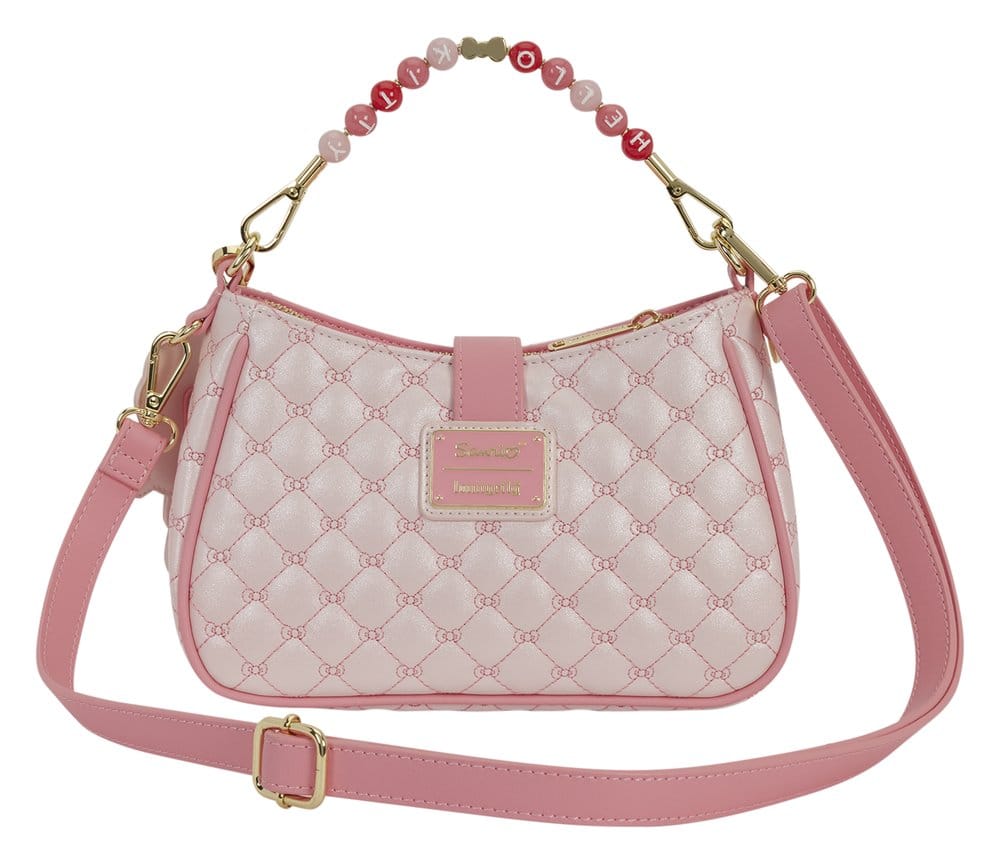 Sanrio by Loungefly Bandolera Con asa con cuentas y colgante para bolso Hello Kitty acolchado