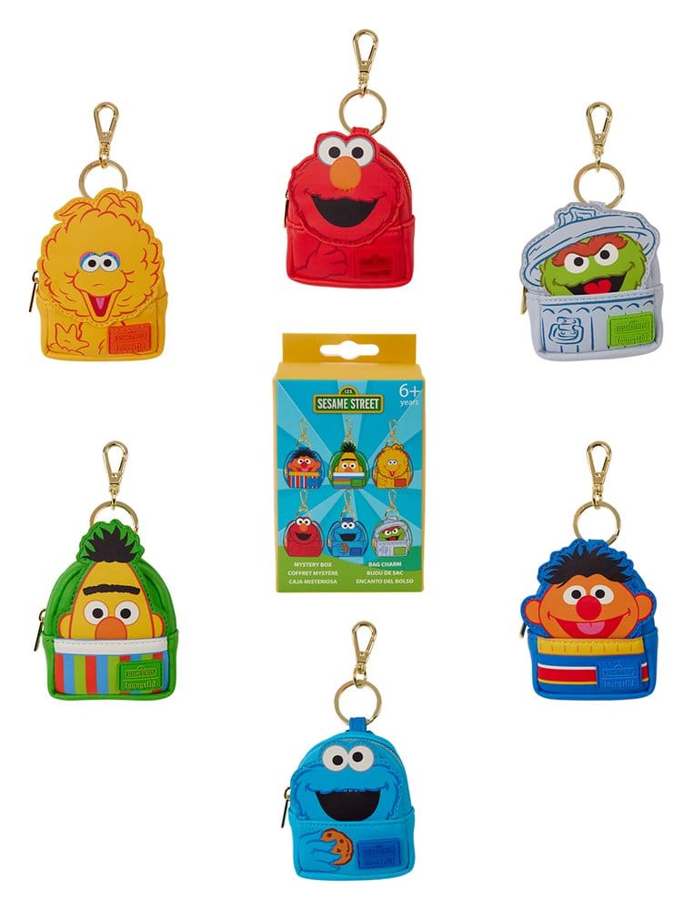 Sesame Street by Loungefly Llavero Blind Box Mini Backpack Surtido (15) Frikytopia